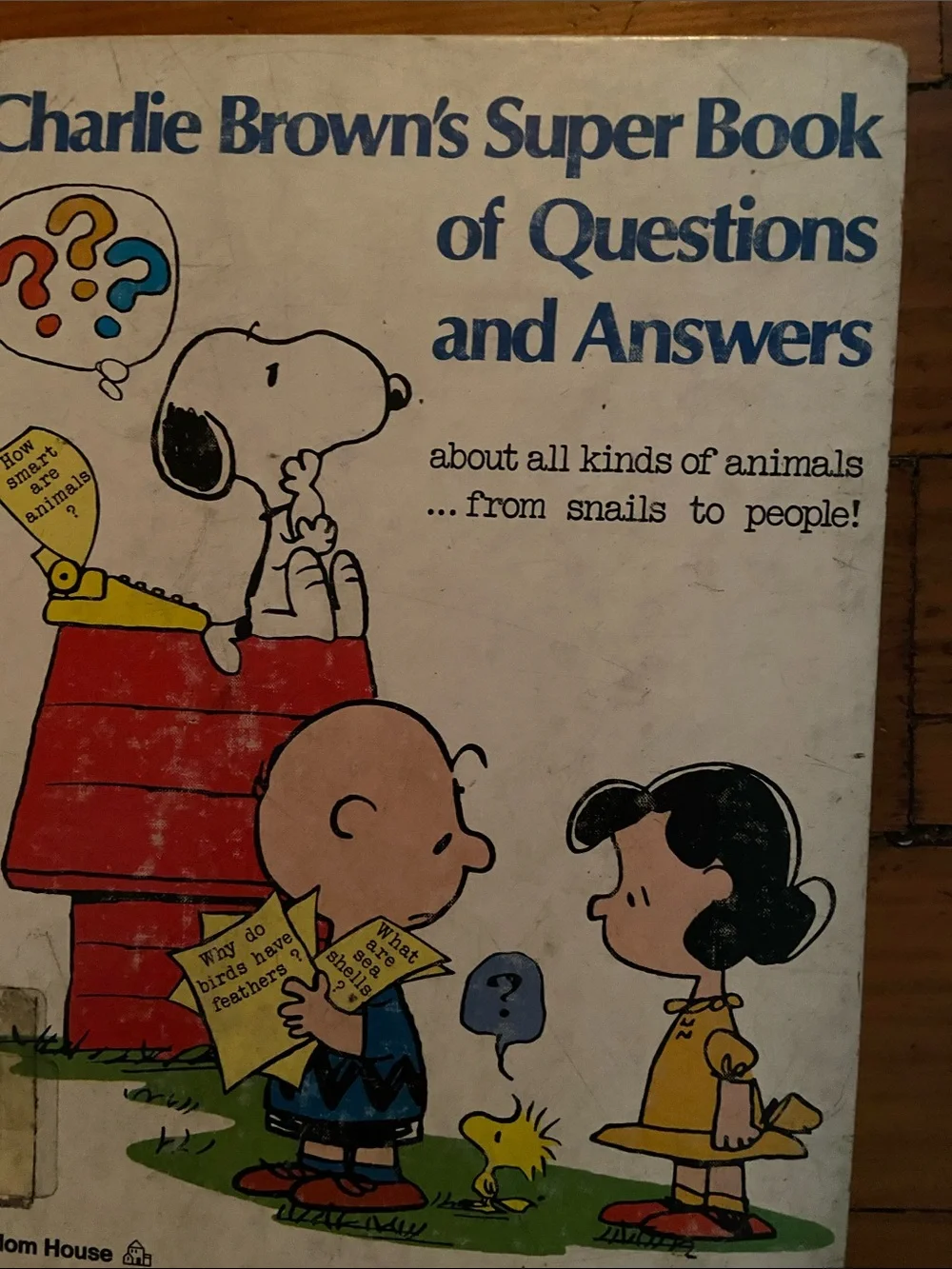 Vintage 70s 1970s Snoopy Peanuts Charlie Brown's Super Book Questions Answers hc